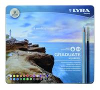LYRA Graduate Aquarell Estuche Metal de 24 (Set de 3)