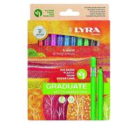 Lyra graduate art-tip, rotuladores, colores surtidos, 12 unidades