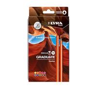 LYRA Graduate Fineliner, caja metálica, 10 unidades