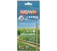 LYRA Pack de 12 lápices, Multicolor, 21 x 9.7 x 1 cm