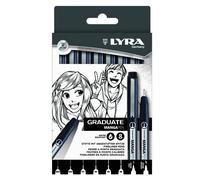 Lyra graduate, rotulador calibrado de punta fina, punta fina, caja de