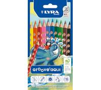 LYRA Groove Aqui Lápices acuarelables, caja de cartón, 10 unidades