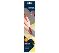LYRA L4332101 - Lápices de carpintero ovalados 333 de 24 cm de largo, con acabado profesional, ideal para marcas de madera, 12 unidades