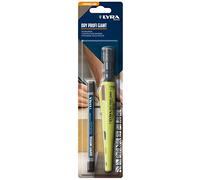 LYRA L4478001 DRY PROFI GIANT - Rotulador para árbol (incluye papel de punta y clip, 4 minas de grafito universales para todas las superficies en blíster)