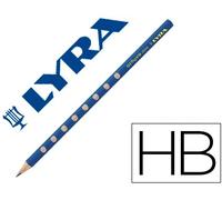 Lyra Lápices de Grafito Groove Slim HB Mina para Escribir y Dibujar con Cuerpo Triangular y Hendiduras Antideslizantes