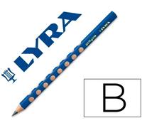 Lyra Lápiz Groove Triangular Grafito Dureza B Mina 4,25 mm