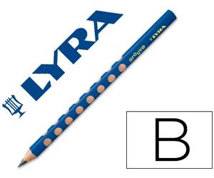 Lyra Lápiz Groove Triangular Grafito Dureza B Mina 4,25 mm