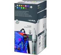 LYRA Mark All 2 Mm Estuche Surtido, 12 Marcadores Permanentes