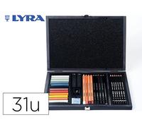 Lyra rembrandt art specials set dibujo lápices y accesorios 31uds