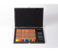 Lyra Set de dibujo Rembrandt Polycolor con 6 lápices de grafito y estuche de madera de 30 piezas