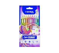 LYRA Super Ferby Lápices metalizados, caja de cartón, 12 unidades