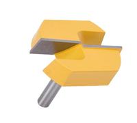 lyrlody Fresa de Router 8x57mm Cepillado Inferior YG6 Aleación Vástago 8mm | Fresa de Fresado para Madera, Cabeza de Aleación YG6, Acero Al Carbono 45, Limpieza de Fondo de Mesa, Ranurado, Vástago de