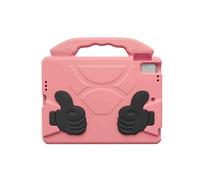 lyrlody Funda Protectora de EVA a Prueba de Golpes para de 9,7 Pulgadas, Funda Protectora con Giratorio, Soporte Lavable y Desmontable para Air 1, 2, Pro 9,7, Nuevo 5.ª y 8.ª Generación (Rosa durazno)