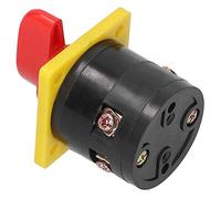 lyrlody Interruptor de, Interruptor de Leva de Aleación de Plata para PC 380 V 10 A, de Transferencia Giratorio de 4 Posiciones con Contactos de Cobre para Control de Circuito Equipo de Prueba