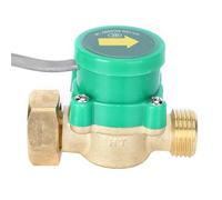 lyrlody Sensor de Flujo de Bomba de Agua, Interruptor de Control de Presión Electrónico de Latón AC220V G3 4 Pulgadas Hembra G1 2 Pulgadas Macho, Parada de Arranque Automático, Baja Presión Mínima