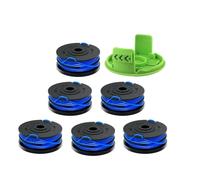 Lyshujli 2900719 - Cuerda doble para malezas, línea de carrete de cortadora de malezas compatible con Greenworks 2101602A, 2101602, ST40B410, BST4000