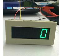 lyws 4 Digital LED verde medidor de tacómetro RPM velocidad + Hall Sensor de interruptor de proximidad NPN, blanco