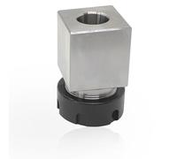 Lzcdelyxiao ER-25 - Bloque de pinza cuadrada, bloque de portabrocas cuadrado ER-25, soporte de pinza cuadrada ER-25, soporte de sujeción de trabajo, precisión de 0,005 mm, alta concentricidad,