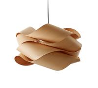 LZF LAMPS LZF Link péndulo, cable negro Ø 69cm haya