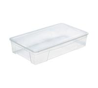M-home caja de almacenaje 5 34 l, plástico, translúcido, 70.6x41.2x1