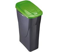 M-home cubo con tapa 15 l ecobin con tapa verde 20x31x42 cm
