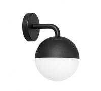 M Ledme Aplique de Pared Exterior Serie Cam - Casquillo E27, IP44, Acero Negro, Potencia 40W. Adecuado para Jardín, Terraza, Fachada (No Incluye Bombilla)