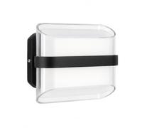 M Ledme - Aplique de Pared LED Arrow 10W, 3000K Blanco Cálido, 920lm, Ángulo de Iluminación 180°, IP54 Impermeable, Ideal para Iluminación Exterior en Jardín, Terraza, Fachada o Entrada