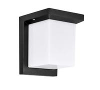 M Ledme - Aplique de Pared Led Dakota 12W Para Exterior, Luz Cálida 3000K, Impermeable IP54, Lámpara Moderna para Jardín, Patio y Terraza