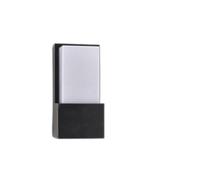 M Ledme - Aplique de Pared Led Fit 10W Para Exterior, Luz Cálida 3000K, Impermeable IP54, Lámpara Moderna para Jardín, Patio y Terraza