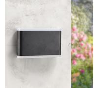 M Ledme - Aplique de Pared Led Nian 10W, Luz Cálida 3000K, Imperemable IP54, Lámpara Moderna Para Jardín, Entrada, Patio y Terraza