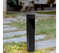 M Ledme- Baliza LED Exterior Bornos Black 10W IP65, Luz CCT Ajustable, Iluminación Moderna para Jardín, Senderos y Entradas, Resistente al Agua