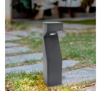 M Ledme- Baliza LED Exterior Bornos Plus Black 10W IP65, Luz CCT Regulable, Baliza Moderna para Jardín, Caminos y Entradas, Resistente al Agua