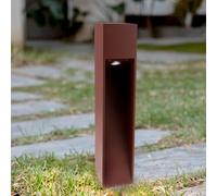 M Ledme-Baliza LED Exterior Cora Plus Rust Brown 10W IP65, Luz CCT Ajustable, Baliza Decorativa para Jardín, Entradas y Caminos, Resistente al Agua