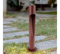 M Ledme- Baliza LED Exterior Neko Plus Rust Brown 10W IP65, 1000Lm, Luz CCT Regulable, Baliza Decorativa para Jardín, Senderos y Entradas, Resistente al Agua