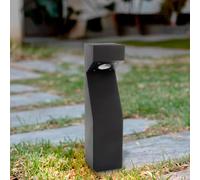 M Ledme - Baliza LED exterior Teba Negro 10W 1000LM con 3CCT ajustable, COB, IP65, 60 cm. Ideal para jardines, caminos, entradas y patios.