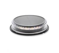M Ledme - Baliza Led Solar Buy de Suelo Con Pincho, Sensor Crespuscular, Resistente al Agua, Temperatura Cálida, Ideal para Jardínes, LM7304