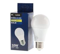 M Ledme - Bombilla Led E27 A60 10W, (Eq. 90W), Luz blanca Fría (6000k), casquillo E27, 820 Lumen, IP20, Apertura del Haz de Luz 270 nergética y Bajo Consumo. LM7035