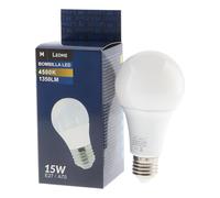 M Ledme - Bombilla Led E27 A70 15W, (Eq. 110W), Luz blanca Neutra (4500k), casquillo E27, 1350 Lumen, IP20, Apertura del Haz de Luz 270 nergética y Bajo Consumo. LM7047