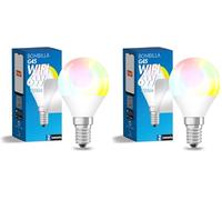 M Ledme - Bombilla LED Inteligente WiFi, sin necesidad de Hub, [Smarthome], Regulable, 6W 600LM 80W equivalente, RGB & 2700K-6500K blanco frío a cálido, compatible con Alexa/Google Home/Siri