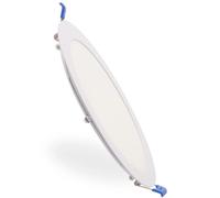 M Ledme - Downlight LED 20W, 2000 lúmenes, Panel Redondo Extraplano. 220mm, 20W, Color Luz fría (6000k), Corte estándar