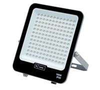 M Ledme - Foco Proyector Led Napoli Plus 100W, 12.000 lumen, IP65 Regulable, Color Luz fría (6000k), Iluminación exterior, De uso para jardín, patios, parking, hotel, naves etc.