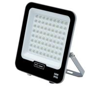 M Ledme - Foco Proyector Led Napoli Plus 50W, 6.000 lumen, IP65 Regulable, Color Luz neutra (4000k), Iluminación exterior, De uso para jardín, patios, parking, hotel, naves etc. LM6808