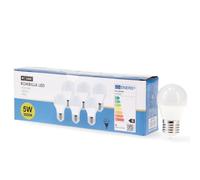 M Ledme - Pack 6, Bombilla Led E27 G45 5W, Luz Cálida (3000k), casquillo E27, 450 Lumen, IP20, Apertura del Haz de Luz 200 nergética y Bajo Consumo. LM7603