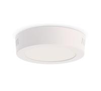 M Ledme - Panel de Superficie Serie Slim 6W, 600lm, Luz Neutra (4500k). Lámpara de techo de interiores IP20. Ideal para Baño, Cocina, Dormitorio. Fácil de instalar, LM5290.