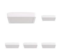 M Ledme - Panel de Superficie Serie Slim Cuadrado 20W, 2000lm, Luz Cálida (3000k). Lámpara de techo de interiores IP20. Ideal para Cocina, Dormitorio., Baño. Instalación sencilla, LM5255.