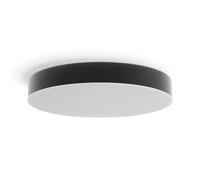 M Ledme -Plafón LED Neox 24W Negro, 2400 lm, 3CCT, Ø30 cm, IP20, 300 x 42 mm, PC, Lámpara de Techo para Interior, GA8293