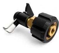 M&M Smartek Adaptador de alta presión para conector de manguera, convertidor para limpiador de alta presión compatible con/como Kärcher, Black & Decker, Nilfisk G1/4" o con M22 IG (opción B para Black