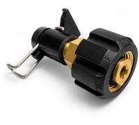 M&M Smartek Adaptador de alta presión para mangueras/convertidor para limpiadores Kärcher, Black & Decker, Nilfisk, Stihl G1/4" o M22 IG (opción C)