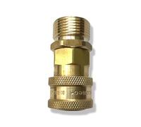 M&M Smartek adaptador M22 a 1/4 compatible con Kärcher/Nilfisk | Adaptador robusto para sistemas de alta presión compatibles; comprobar rosca, conexión, junta, presión y equipo.