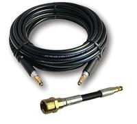 M&M Smartek Compatible para Kärcher - Tubo con bayoneta a presión sobre toma M22 para hidrolimpiadora, adaptador Quick-Connect compatible con K2 K3 K4 K5 K6 K7 (5 metros)